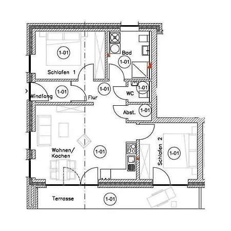 Ferienwohnung Vier Jahreszeiten Apartment *